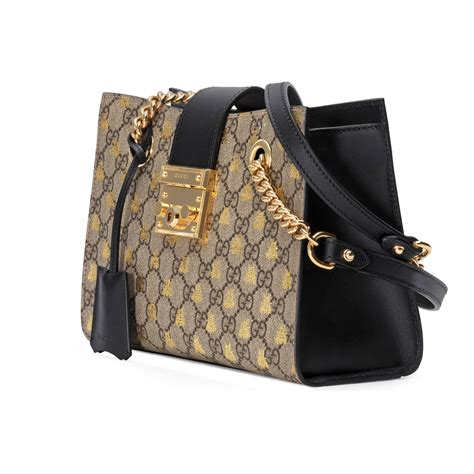 gucci bee purse|gucci padlock small shoulder bag.